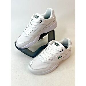 Lacoste Sneaker Storm‎ 96 LO 0120 3 SMA WHT/DK GRN TEXTILE Men's Size 9